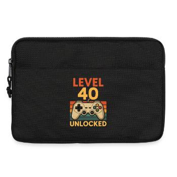 40th Birthday Gaming - Laptop bag 13" - black - Front