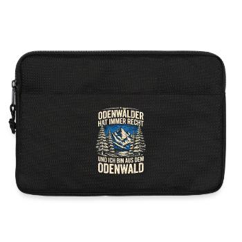  Odenwälder Hat Immer Recht Und Ich Bin Aus Dem - Laptoptasche 13" - Schwarz - Vorne
