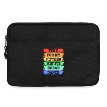 Breakdancing - Laptop bag 13" - black - Front