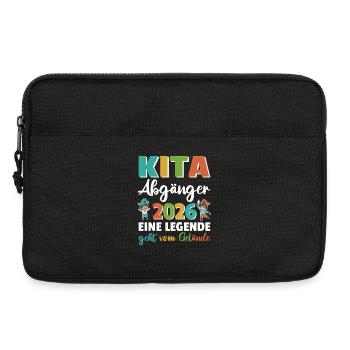 Kita Abgänger 2026 eine Legende Pirat - Laptoptasche 13" - Schwarz - Vorne