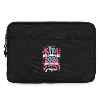  Kita Abgänger 2026 Eine Legende geht vom Gelände - Laptoptasche 13" - Schwarz - Vorne