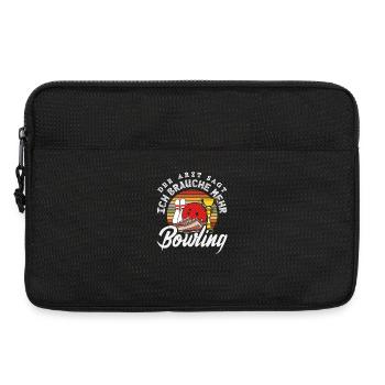 Ich Brauche Mehr Bowling Spieler - Laptoptasche 13" - Schwarz - Vorne