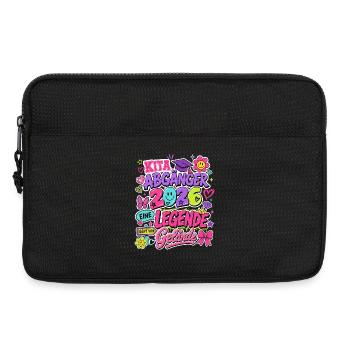 Kita Abgänger 2026 – Bunte Abschiedslegende - Laptoptasche 13" - Schwarz - Vorne
