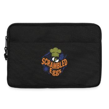 Breakfast Funny Brunch Coffee Scrambled Eggs - Laptop bag 13" - black - Front