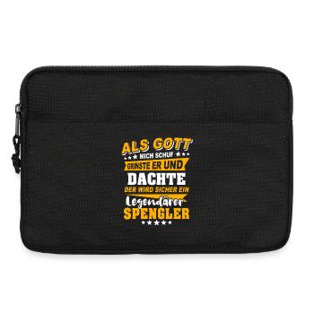 Spengler Sprüche - Laptoptasche 13" - Schwarz - Vorne