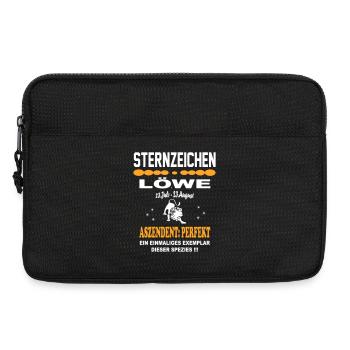 Sternzeichen Löwe: Ascendant Perfekt - Laptoptasche 13" - Schwarz - Vorne