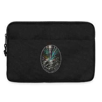 Cutting machine operator CNC router - Laptop bag 13" - black - Front