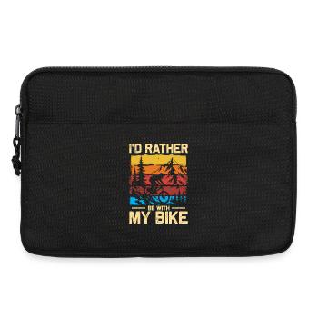 Sois avec mon vélo Vélo VTT Descente - Sacoche pour ordinateur portable 13 pouces - noir - Devant