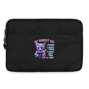 Pastel Goth Soft Goth Gaming Gamer - Laptop bag 13" - black - Front
