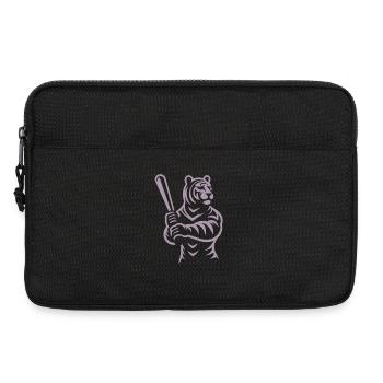 Silhouette minimaliste du joueur de baseball Tiger - Sacoche pour ordinateur portable 13 pouces - noir - Devant
