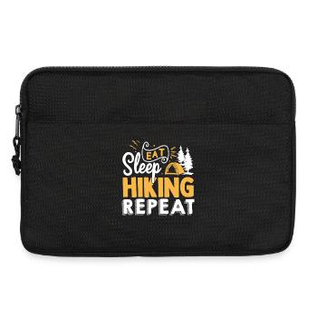 Hiking Mountain Trail Backpacking Outdoors Poaching - Laptop bag 13" - black - Front