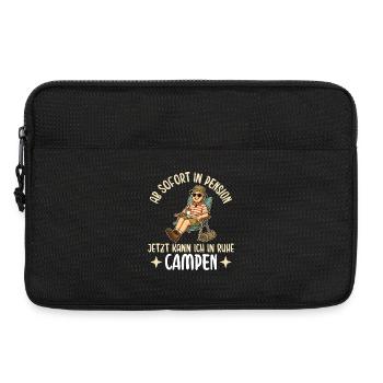 Pensionärin in Ruhe Campen Pensionierung - Laptoptasche 13" - Schwarz - Vorne