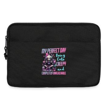Pastel Goth Soft Goth Gaming Gamer - Laptop bag 13" - black - Front