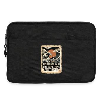 Ce n’est pas diagnostiqué, mais quelque chose ne va pas - Sacoche pour ordinateur portable 13 pouces - noir - Devant