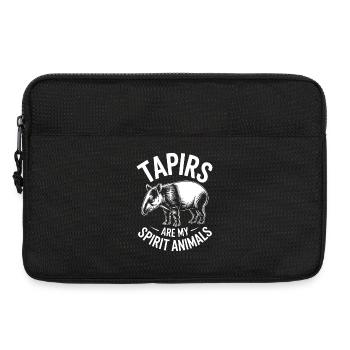 Dictons de tapir Tapir Drôle de cadeau de tapir - Sacoche pour ordinateur portable 13 pouces - noir - Devant