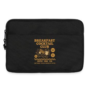 Breakfast Cocktail Club Funny Brunch Coffee Food - Laptop bag 13" - black - Front