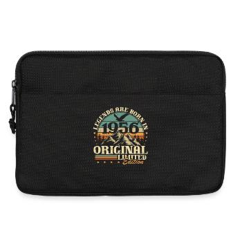 Cadeau d’anniversaire Legends 1956 Vintage 70 - Sacoche pour ordinateur portable 13 pouces - noir - Devant