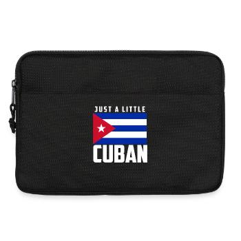 Juste un peu de drapeau cubain, de la fierté cubaine - Sacoche pour ordinateur portable 13 pouces - noir - Devant
