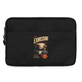 Im Exorcising: Self Help Humor - Laptop bag 13" - black - Front