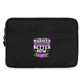 Divorce - Laptop bag 13" - black - Front
