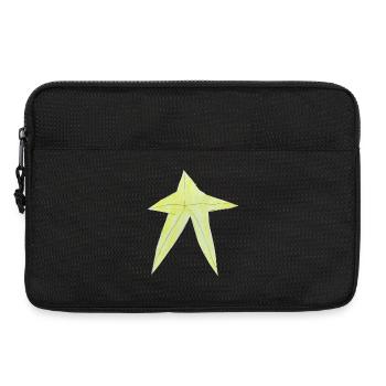 Yellow Star Drawing - Laptop bag 13" - black - Front