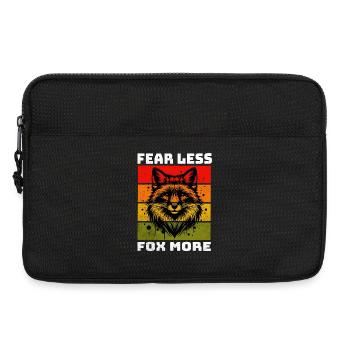 Fox Red Fox Fox - Laptop bag 13" - black - Front