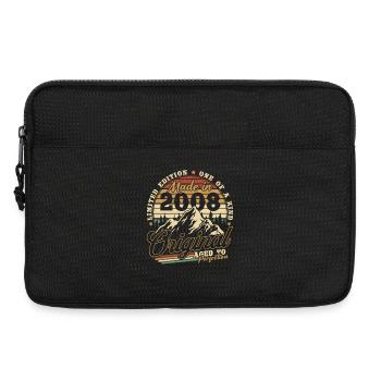 2008 Vintage Vintage Birthday Gift Retro - Laptop bag 13" - black - Front