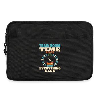 Train Room Model Railway Model Railway Dad Gift - Laptop bag 13" - black - Front
