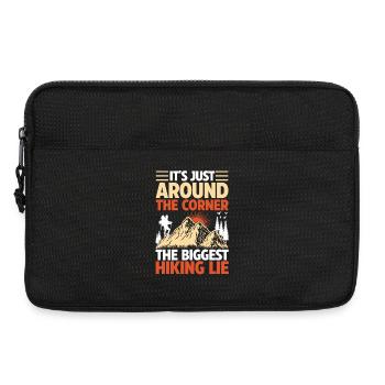 Hiking Mountain Trail Backpacking Outdoors Wildern - Laptoptasche 13" - Schwarz - Vorne