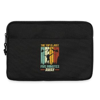 Hiking Mountain Trail Backpacking Outdoors Wildern - Laptoptasche 13" - Schwarz - Vorne