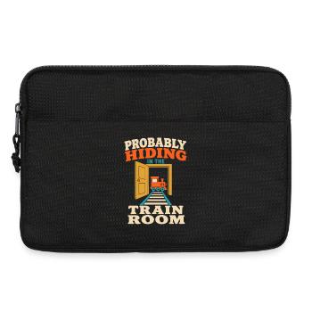 Train Room Model Railway Model Railway Dad Gift - Laptop bag 13" - black - Front
