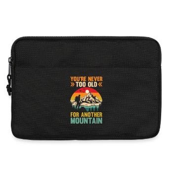Hiking Mountain Trail Backpacking Outdoors Poaching - Laptop bag 13" - black - Front
