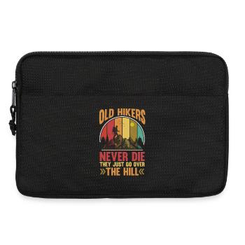 Hiking Mountain Trail Backpacking Outdoors Wildern - Laptoptasche 13" - Schwarz - Vorne