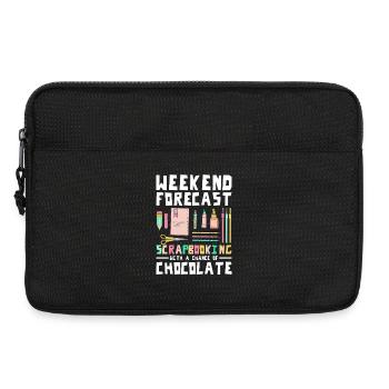 Scrapbooking Weekend - Laptop bag 13" - black - Front