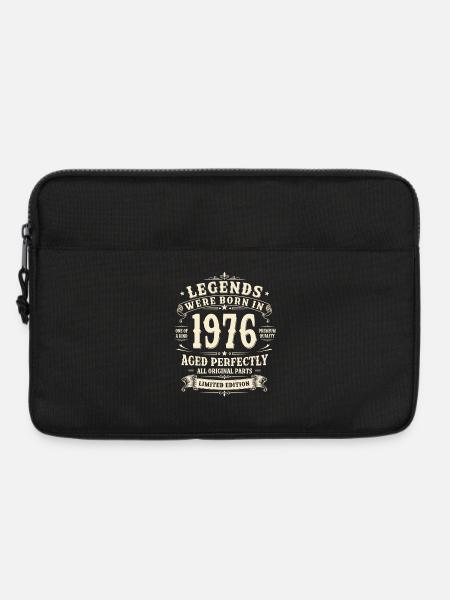 50. Geburtstag Geschenk 1976 Mann Vintage Retro - Laptoptasche 13" - Schwarz