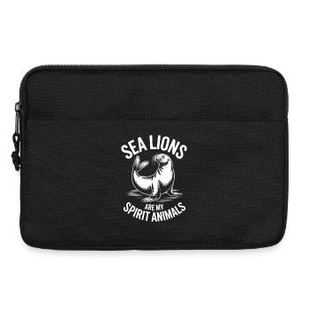 Sea Lion Sayings Sea Lion Funny Sea Lion Gift - Laptop bag 13" - black - Front