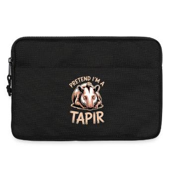Tapir Sayings Tapir Funny Tapir Gift - Laptop bag 13" - black - Front