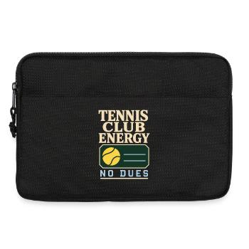 Tenniscore Tennis Club No Membership, Only - Laptop bag 13" - black - Front