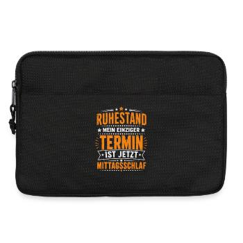  Ruhestand Mein Einziger Termin Ist Jetzt - Laptoptasche 13" - Schwarz - Vorne