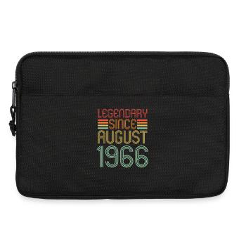 Légendaire depuis août 1966, date d’anniversaire - Sacoche pour ordinateur portable 13 pouces - noir - Devant