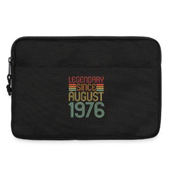 Legendary since August 1976, birthday - Laptop bag 13" - black - Front
