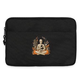 Halloween, Mummy, Black Cat - Laptop bag 13" - black - Front