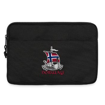 Vacances en Norvège dans les fjords de Norge Voyage en Scandinavie - Sacoche pour ordinateur portable 13 pouces - noir - Devant