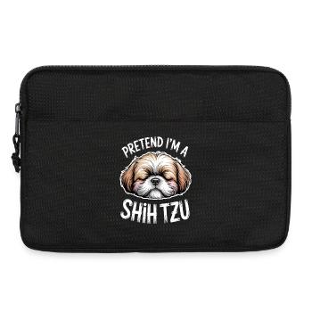 Shih Tzu Sprüche Hunde Lustiges Shih Tzu Geschenk  - Laptoptasche 13" - Schwarz - Vorne