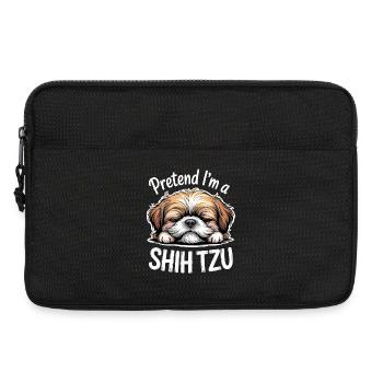 Shih Tzu Dictions Chiens Drôle Shih Tzu Cadeau Shih Tzu - Sacoche pour ordinateur portable 13 pouces - noir - Devant