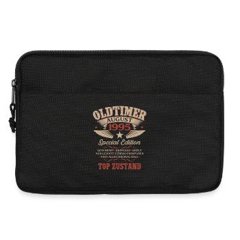 31. Geburtstag Geschenk Mann Oldtimer 1995 August - Laptoptasche 13" - Schwarz - Vorne