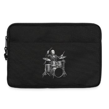 Andrew Johnson joue de la batterie - Sacoche pour ordinateur portable 13 pouces - noir - Devant