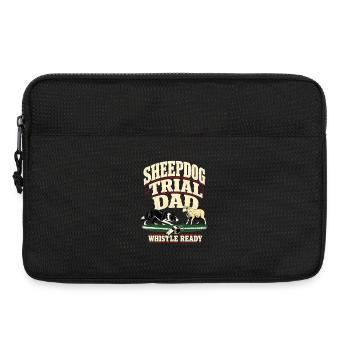 Père Border Collie, Père d’épreuve de chien de berger Sifflet - Sacoche pour ordinateur portable 13 pouces - noir - Devant