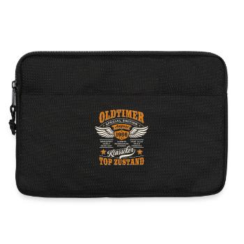 Oldtimer August 1956 - Geburtstag - Geschenk - Laptoptasche 13" - Schwarz - Vorne