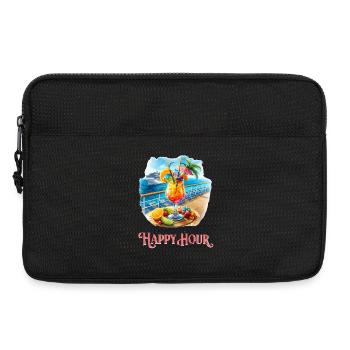 En se déplaçant vers l’happy hour - Sacoche pour ordinateur portable 13 pouces - noir - Devant